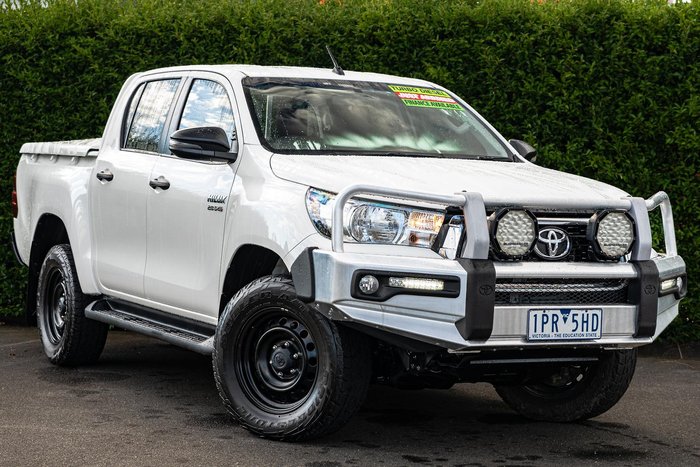 2019 Toyota Hilux SR GUN126R 4X4 Dual Range Glacier White