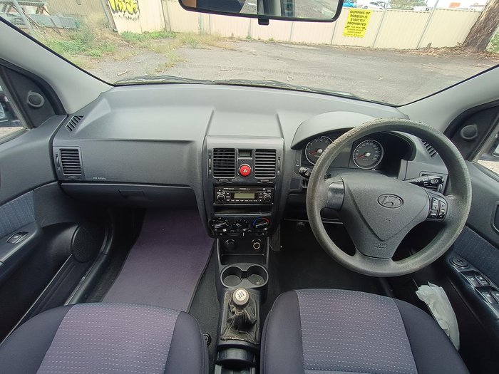 2008 Hyundai Getz S TB MY07 Ebony Black