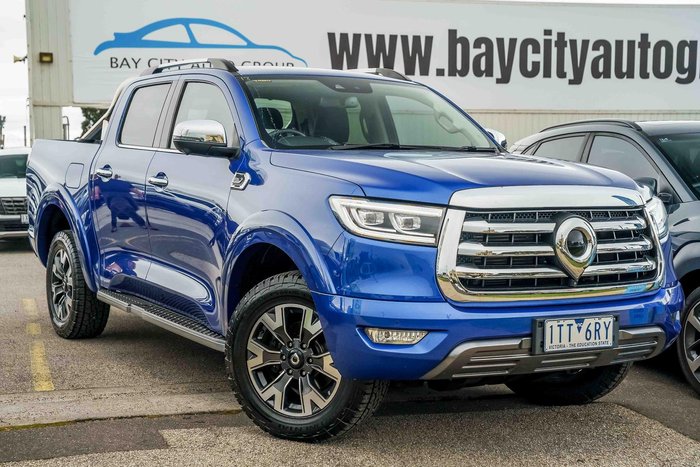 2021 GWM Ute Cannon-X NPW 4X4 Dual Range Blue Sapphire