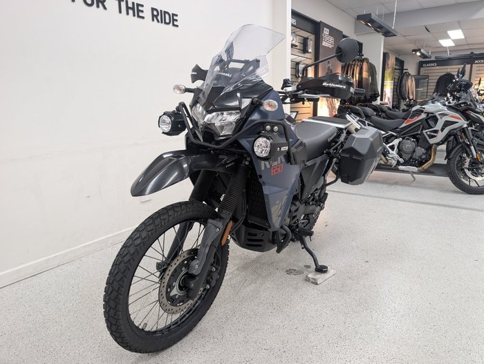 2024 Kawasaki KLR650 (KL650) ADVENTURE Blue