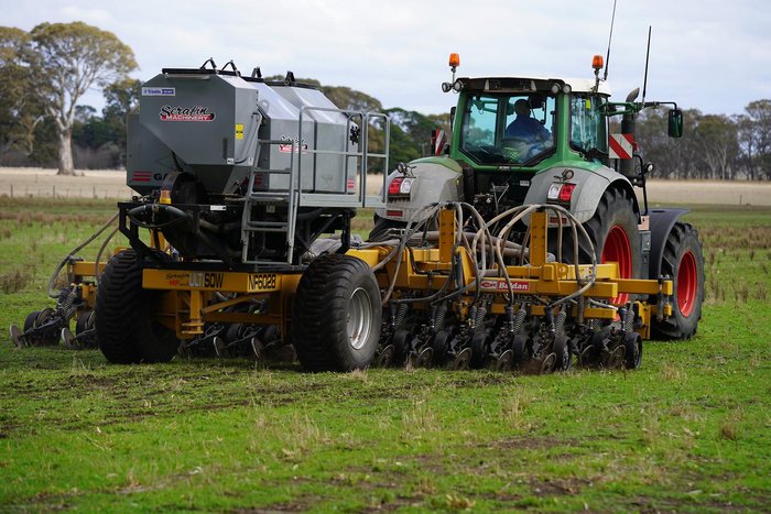 2016 SERAFIN ULTISOW 6M NARROW FOLD SINGLE DISC AIR SEEDER USED YELLOW