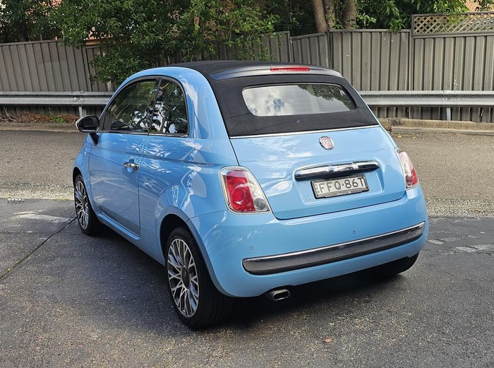 2014 Fiat 500C Lounge Series 3 Mediterranean Blue