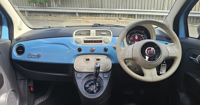 2014 Fiat 500C Lounge Series 3 Mediterranean Blue