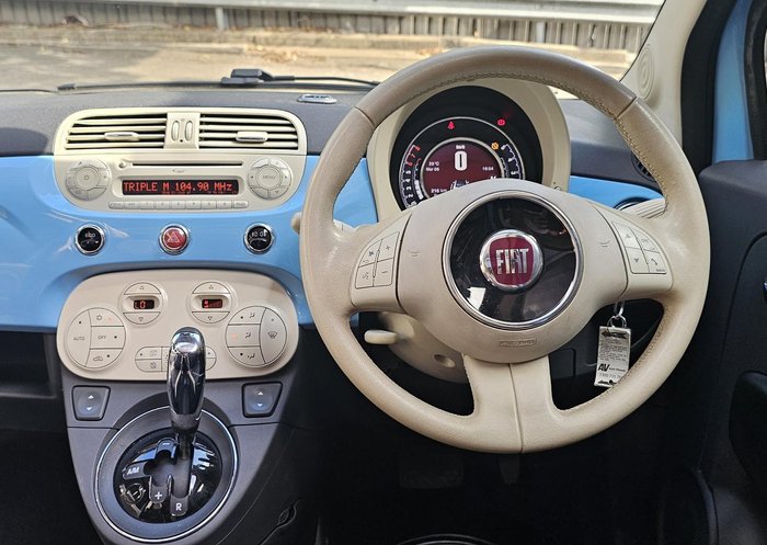 2014 Fiat 500C Lounge Series 3 Mediterranean Blue
