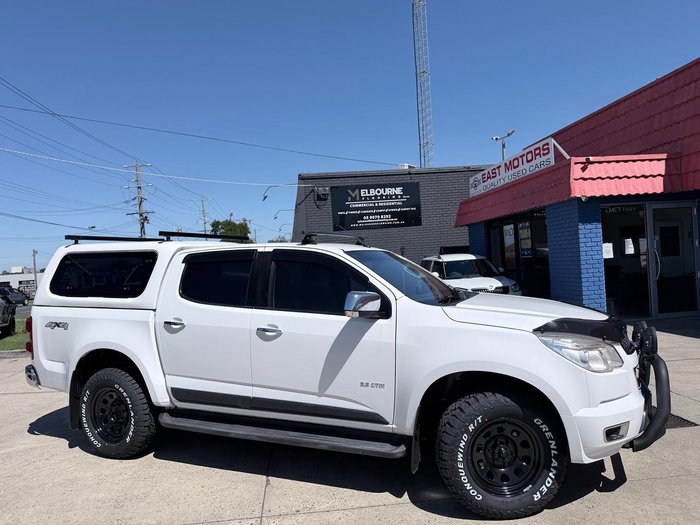 2014 Holden Colorado LTZ RG MY14 4X4 Dual Range Summit White
