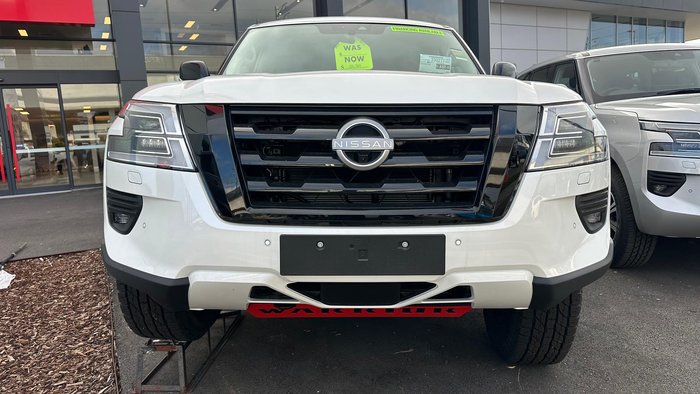 2026 Nissan Patrol Warrior Y62 MY26 4X4 Dual Range Moonstone White