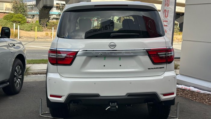 2026 Nissan Patrol Warrior Y62 MY26 4X4 Dual Range Moonstone White