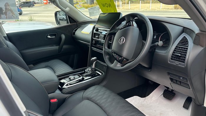 2026 Nissan Patrol Warrior Y62 MY26 4X4 Dual Range Moonstone White