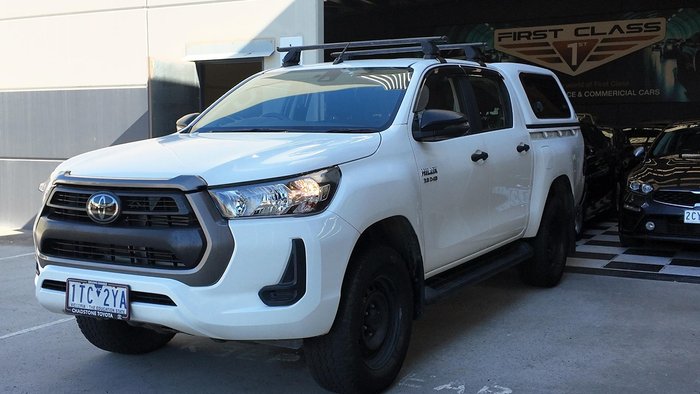 2020 Toyota Hilux SR GUN126R 4X4 Dual Range Glacier White