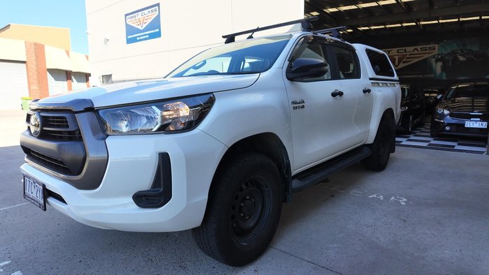 2020 Toyota Hilux SR GUN126R 4X4 Dual Range Glacier White