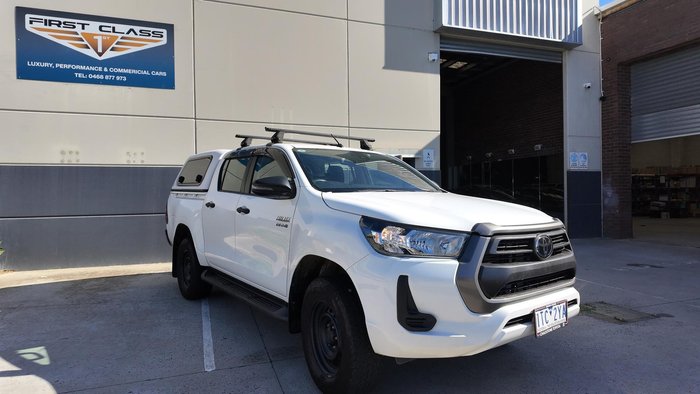 2020 Toyota Hilux SR GUN126R 4X4 Dual Range Glacier White
