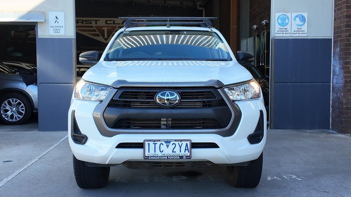 2020 Toyota Hilux SR GUN126R 4X4 Dual Range Glacier White
