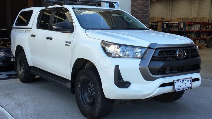 2020 Toyota Hilux SR GUN126R 4X4 Dual Range Glacier White