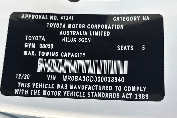 2020 Toyota Hilux SR5