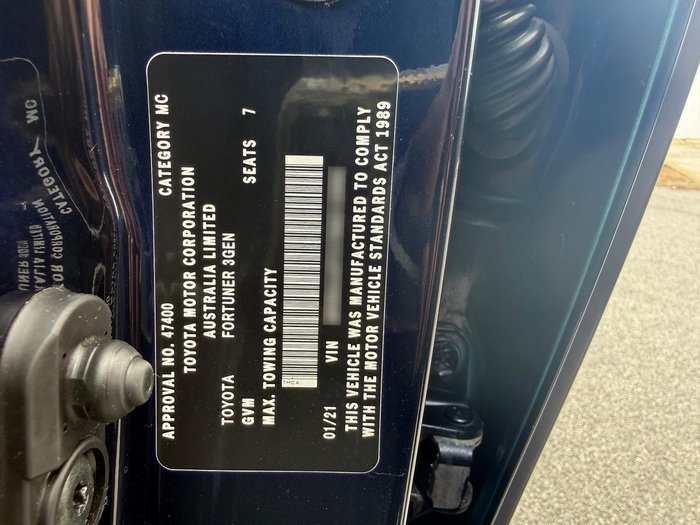 2020 Toyota Fortuner GXL