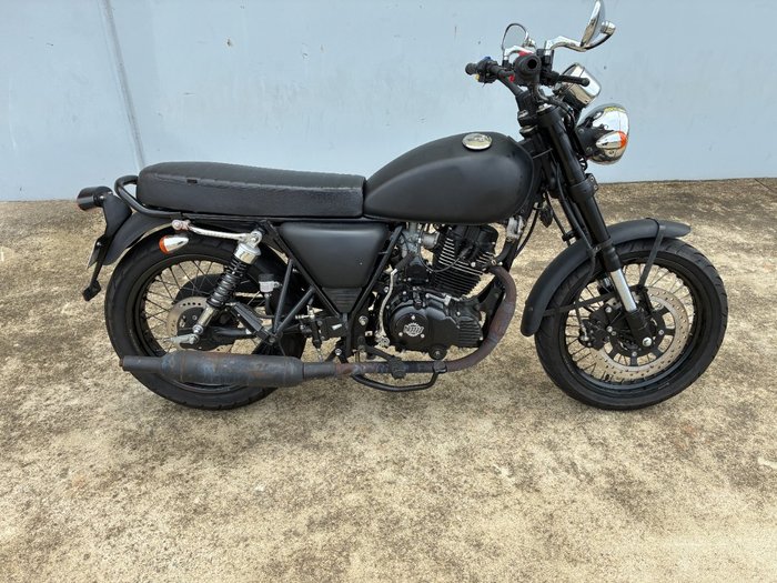 2021 BRAAAP ST-250 CAFE RACER Black