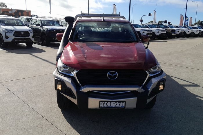 2022 Mazda BT-50 XT TF 4X4 Dual Range Maroon