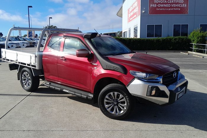2022 Mazda BT-50 XT TF 4X4 Dual Range Maroon