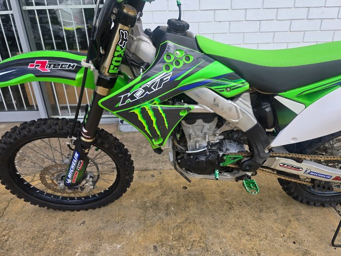 2010 Kawasaki KX450F Green