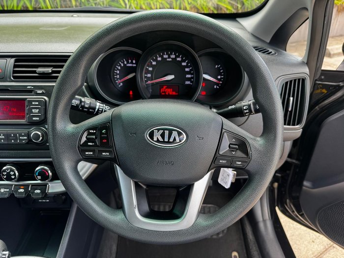 2013 Kia Rio S UB MY13 Aurora Black