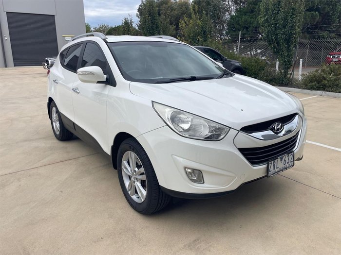 2012 Hyundai ix35 Elite LM MY12 AWD Vanilla White