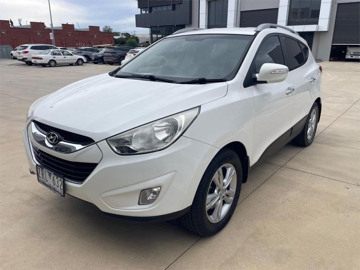 2012 Hyundai ix35 Elite LM MY12 AWD Vanilla White
