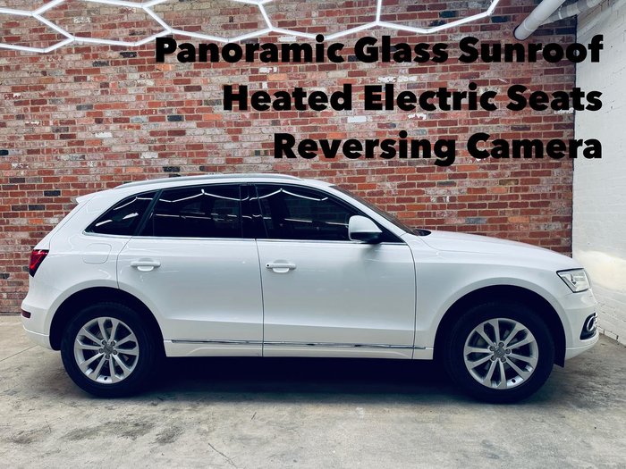 2014 Audi Q5 TDI 8R MY14 Four Wheel Drive White