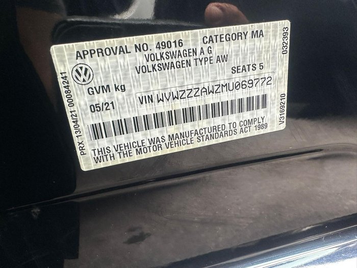 2021 Volkswagen Polo 70TSI Trendline