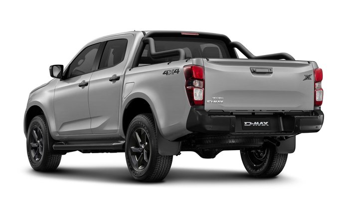 2025 Isuzu D-MAX X-RIDER MY25.5 4X4 Dual Range Mercury Silver