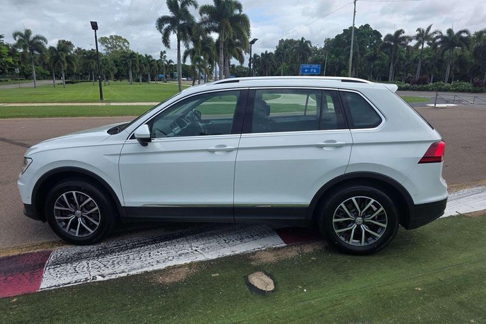 2018 Volkswagen Tiguan 132TSI Comfortline 5N MY18 Four Wheel Drive Pure White