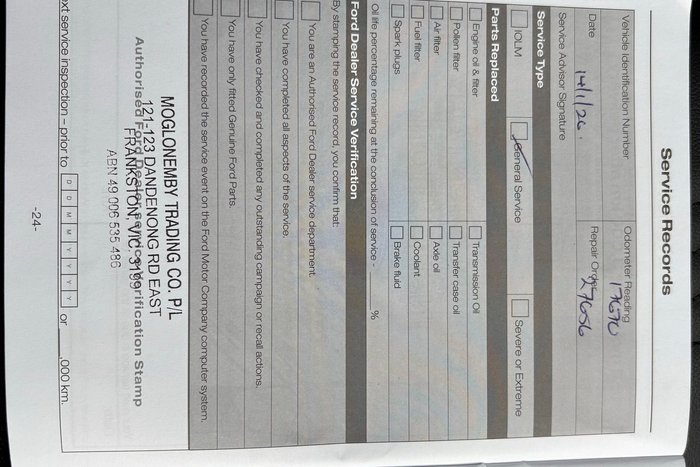 2024 Ford Everest Trend