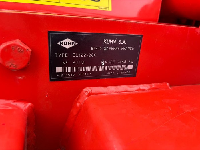 0 Kuhn El 122-280 Cultiplow 2.8M - 300L Electric Seeder Orange