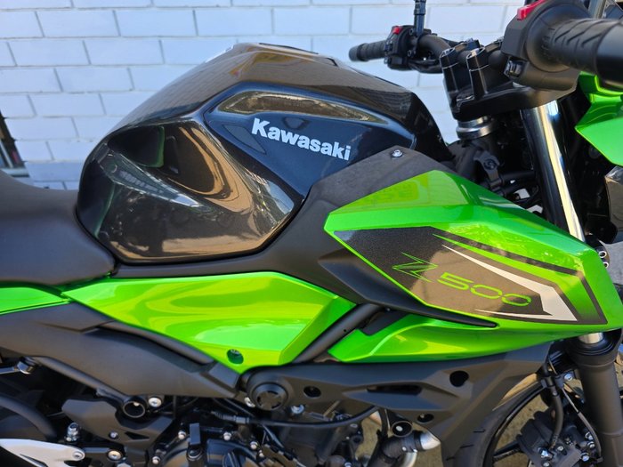 2026 Kawasaki Z500 Green