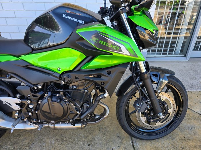 2026 Kawasaki Z500 Green