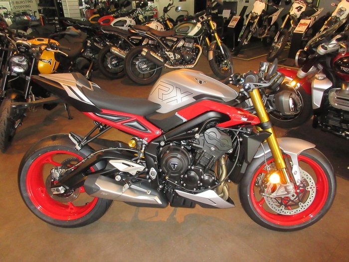 2025 Triumph Street Triple 765 RX Street Triple Silver