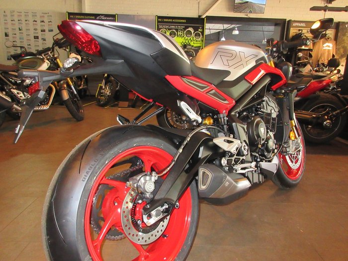 2025 Triumph Street Triple 765 RX Street Triple Silver