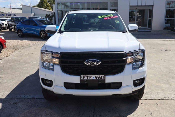 2025 Ford Ranger PHEV XLT MY25.75 Four Wheel Drive Frozen White