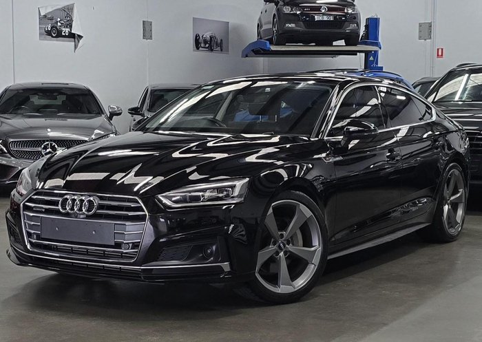 2020 Audi A5 45 TFSI S line F5 MY20 Four Wheel Drive Mythos Black