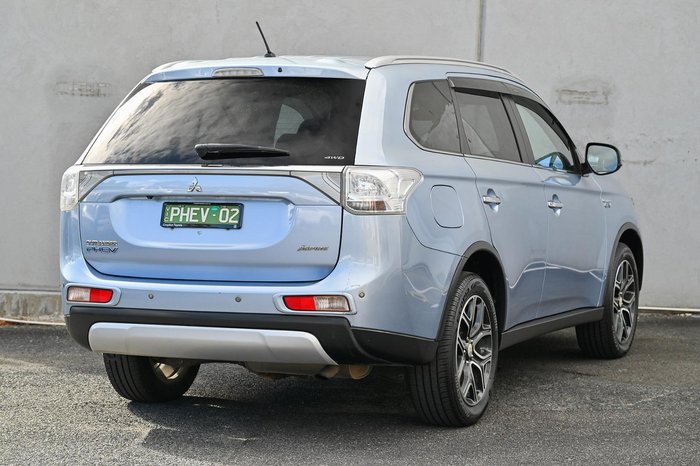 2014 Mitsubishi Outlander PHEV Aspire ZJ MY14.5 AWD Artic Silver