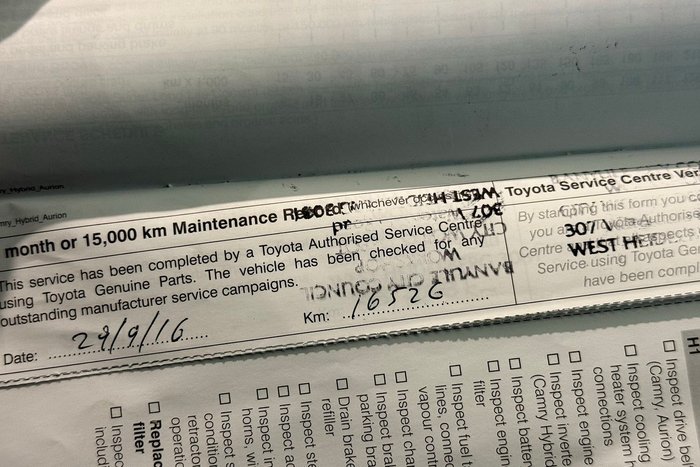 2016 Toyota Camry Altise