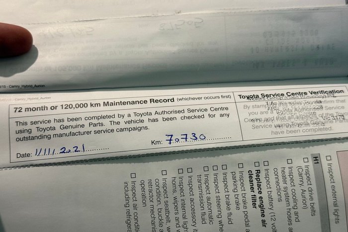 2016 Toyota Camry Altise