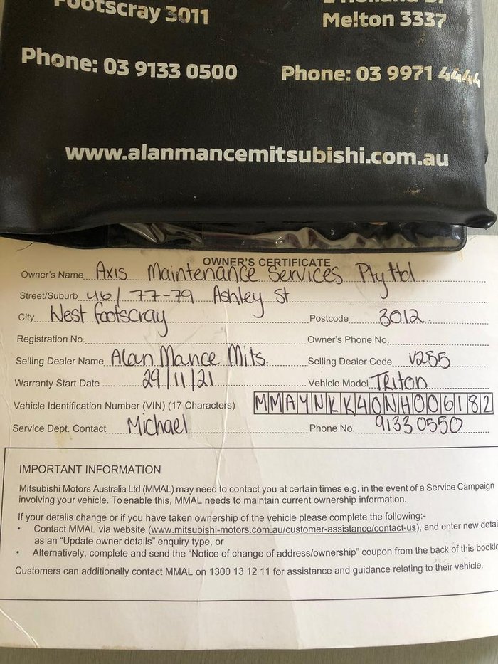 2021 Mitsubishi Triton GLX MR MY22 4x2 White