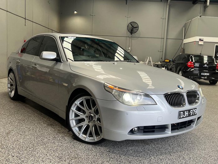2004 BMW 5 Series 545i E60 Aspen Silver