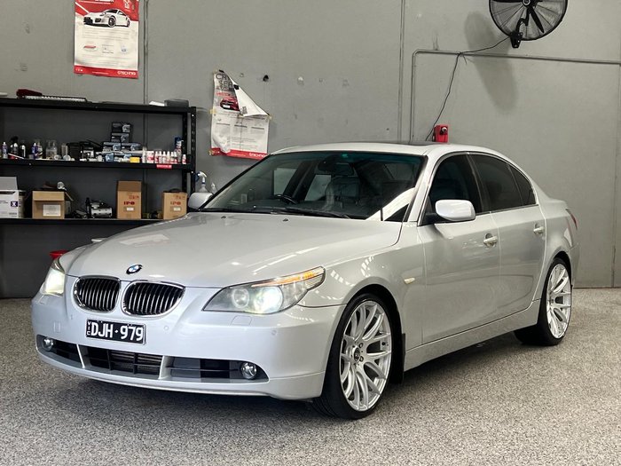 2004 BMW 5 Series 545i E60 Aspen Silver