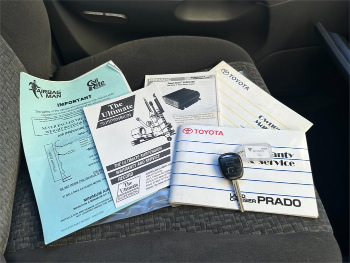 2008 TOYOTA LANDCRUISER PRADO GXL (4x4) KDJ120R 07 UPGRADE WHITE