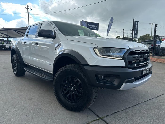 2019 FORD RANGER RAPTOR 2.0 (4x4) PX MKIII MY20.25 WHITE