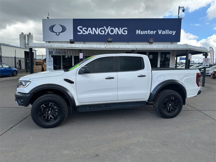 2019 FORD RANGER RAPTOR 2.0 (4x4) PX MKIII MY20.25 WHITE