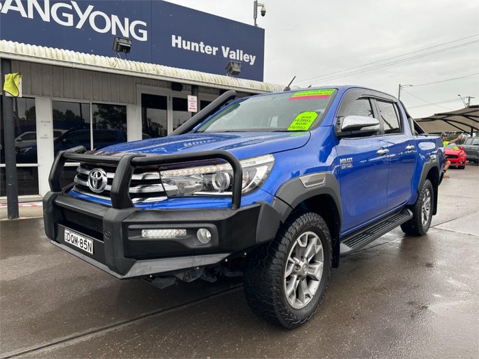 2017 TOYOTA HILUX SR5 (4x4) GUN126R BLUE
