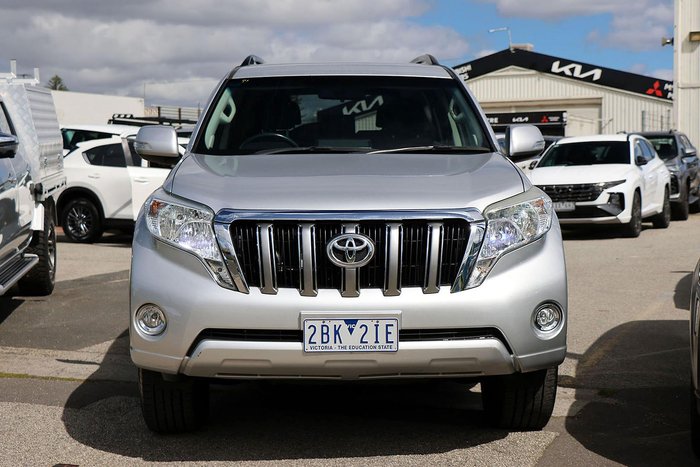 2017 Toyota Landcruiser Prado GXL GDJ150R 4X4 Dual Range Silver Pearl