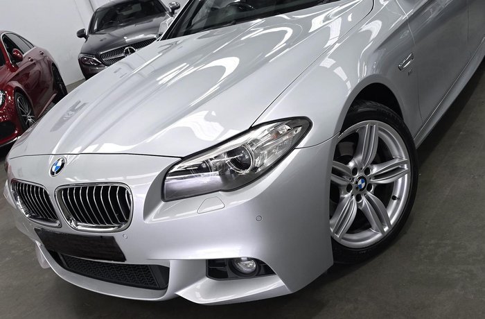2015 BMW 5 Series 520i M Sport F10 LCI Glacier Silver